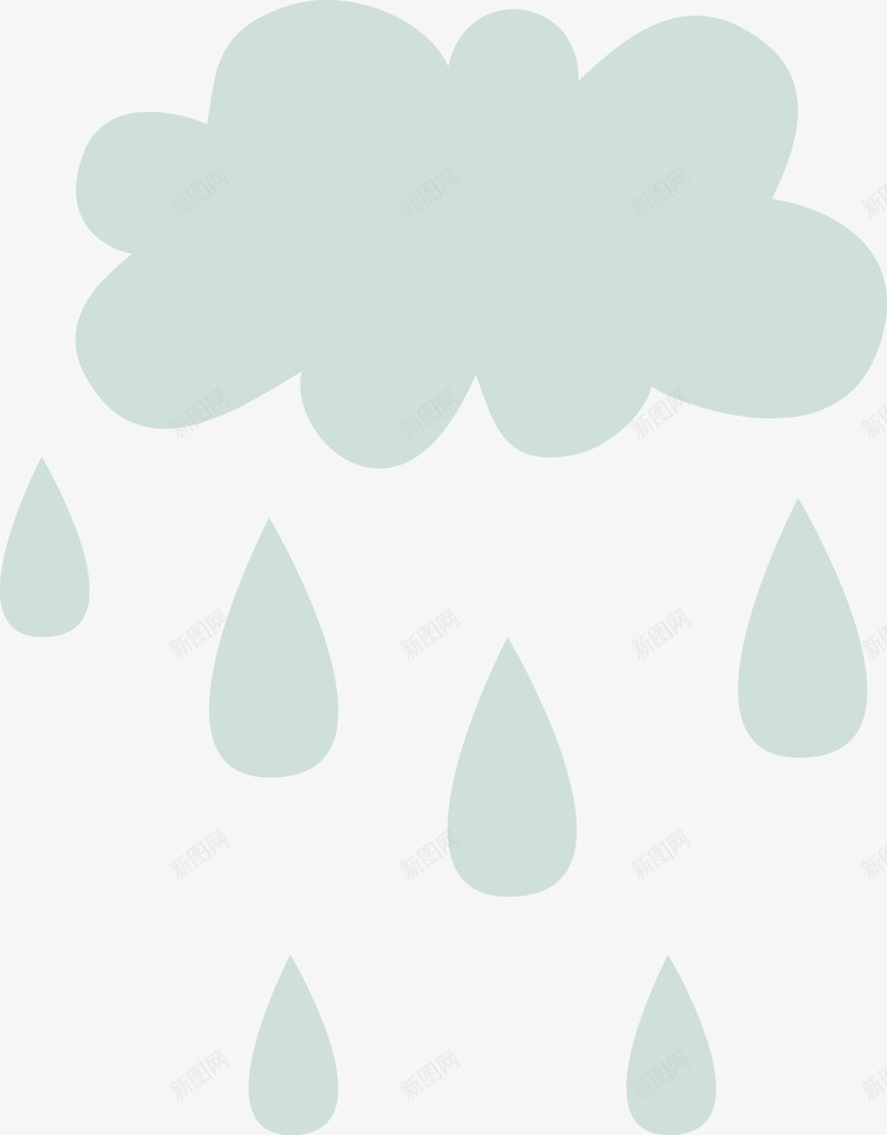 雨滴水滴png免抠素材_新图网 https://ixintu.com 天气 小雨点 形状 水滴 水滴型 雨滴