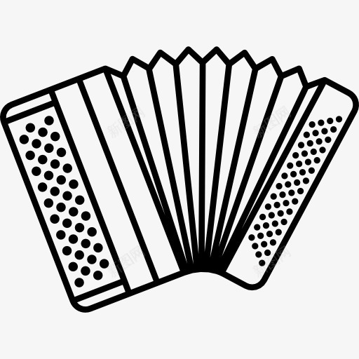 手风琴图标png_新图网 https://ixintu.com 乐器 手风琴 民歌 自由簧片的管乐器 钥匙 音乐