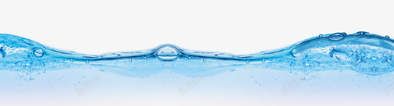 水波浪png免抠素材_新图网 https://ixintu.com 水 水珠 波浪 蓝色