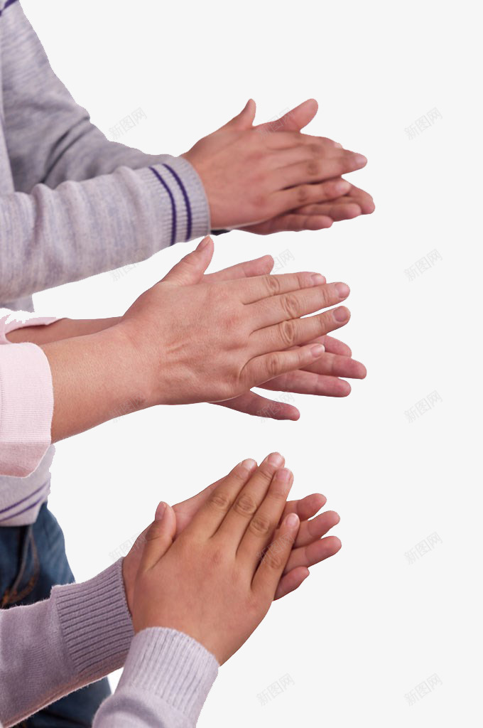手势鼓掌png免抠素材_新图网 https://ixintu.com 商务 手势 鼓掌