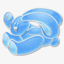 水晶风格动物兔子图标png_新图网 https://ixintu.com 兔子 动物 水晶 风格