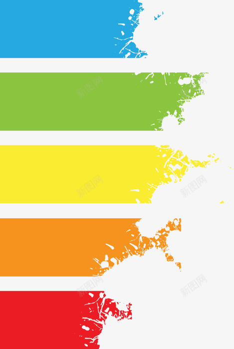 抽象彩色线条墨点png免抠素材_新图网 https://ixintu.com 墨点 彩色 抽象 线条