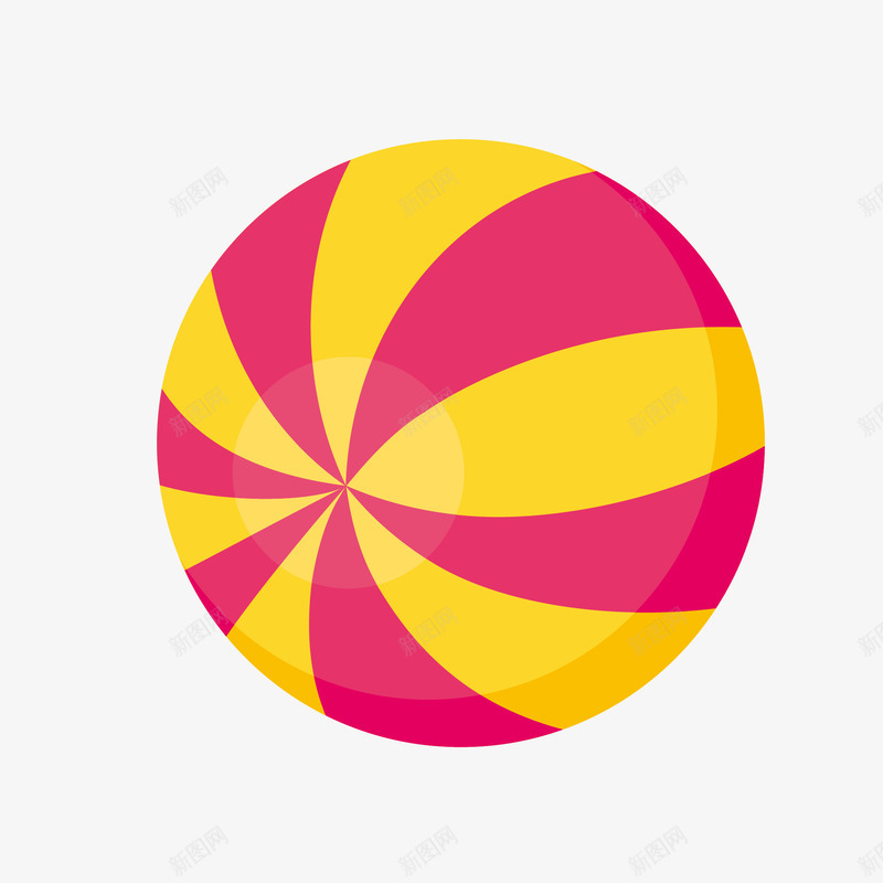 手绘彩色玩具球png免抠素材_新图网 https://ixintu.com png免抠图 五彩 卡通 手绘 条纹 玩具球 球体