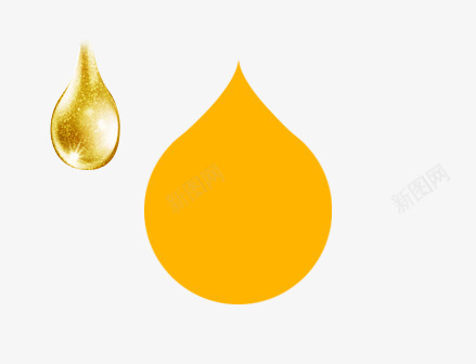 纯色背景橙色水滴状png免抠素材_新图网 https://ixintu.com 橙色 水滴 素材 纯色展板背景 背景 颜色单一