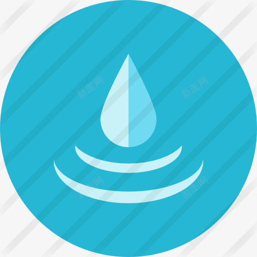 水滴图标png_新图网 https://ixintu.com 天气 水 雨 雨滴