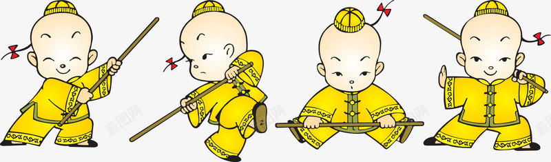 古代人卡通png免抠素材_新图网 https://ixintu.com 人物 卡通 卡通人物 古代人 古代卡通 小孩 武术