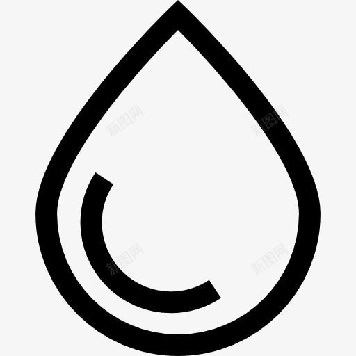 水滴图标png_新图网 https://ixintu.com 天气 泪 雨 雨滴