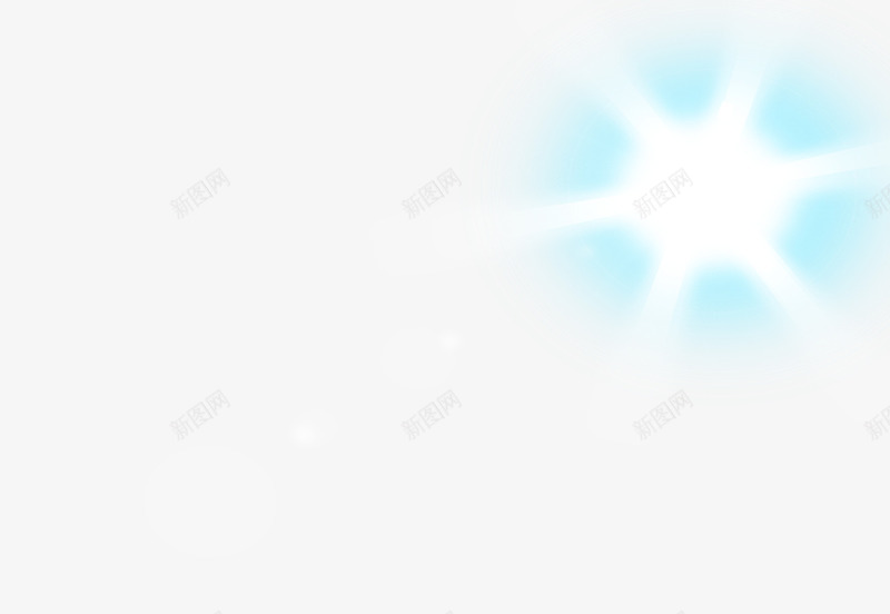 蓝白色炫光发光特效png免抠素材_新图网 https://ixintu.com 发光 炫光 特效 白色