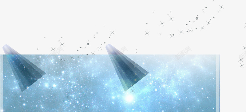 蓝色光效png免抠素材_新图网 https://ixintu.com 射光 星点炫光 蓝色光效