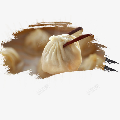 美味包子png免抠素材_新图网 https://ixintu.com 木质筷子 水煎包 白色包子 美食宣传 装饰图 设计图