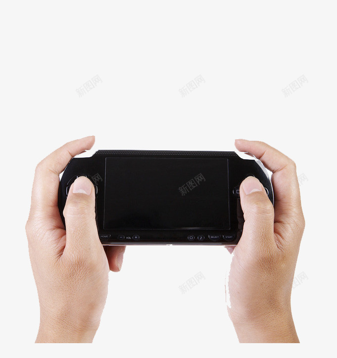 玩游戏机png免抠素材_新图网 https://ixintu.com psp 彩色游戏机 手势 游戏机 黑色