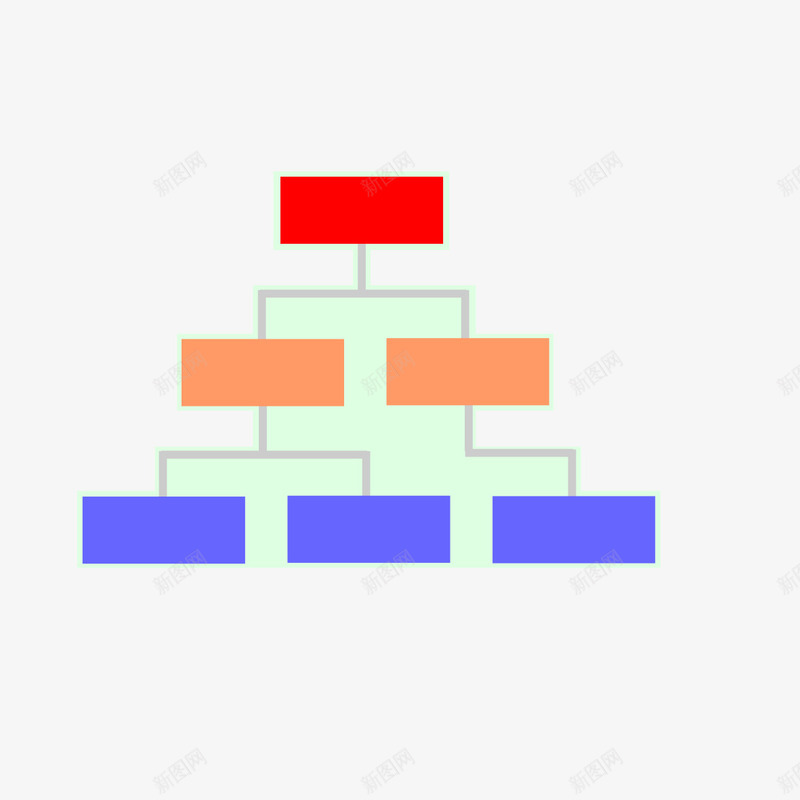分层结构图png免抠素材_新图网 https://ixintu.com 分层 分层边框 方框 构图 结构图
