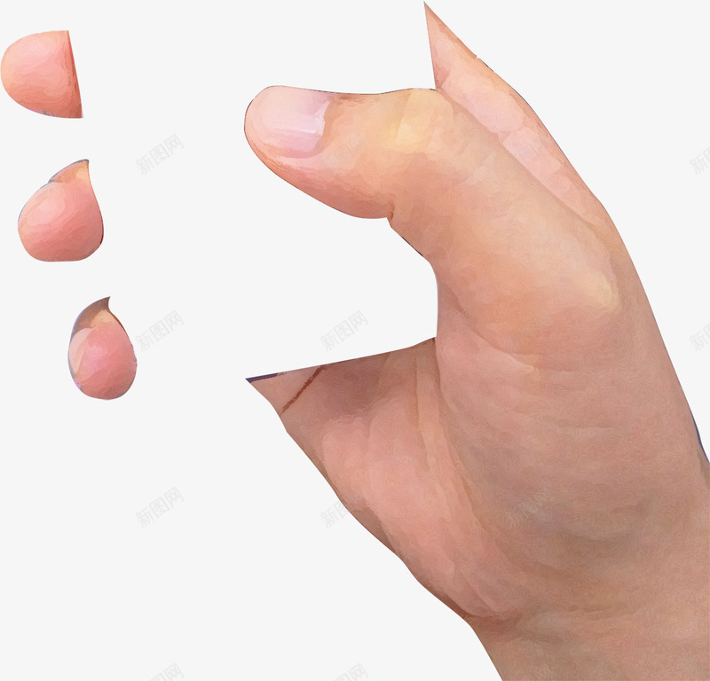 手握白纸造型手势png免抠素材_新图网 https://ixintu.com 手势 白纸 造型