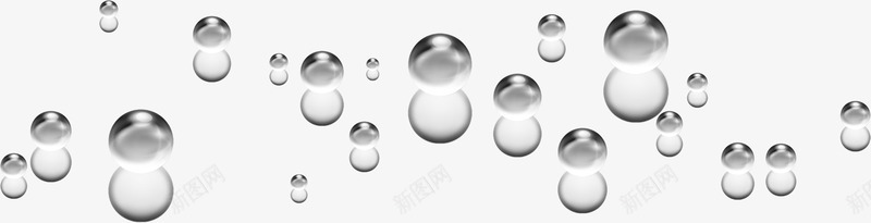 水珠png免抠素材_新图网 https://ixintu.com 圆 水珠 透明