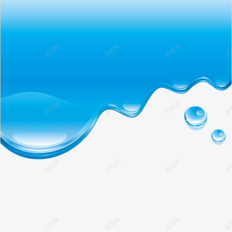 水和水珠png免抠素材_新图网 https://ixintu.com 水 水幕 水珠