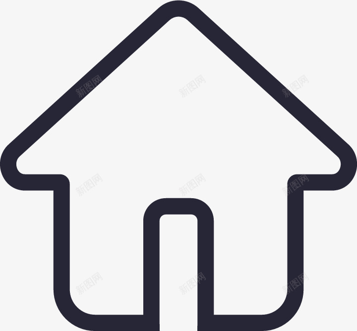 icon首页空心矢量图图标eps_新图网 https://ixintu.com icon 空心 首页 矢量图