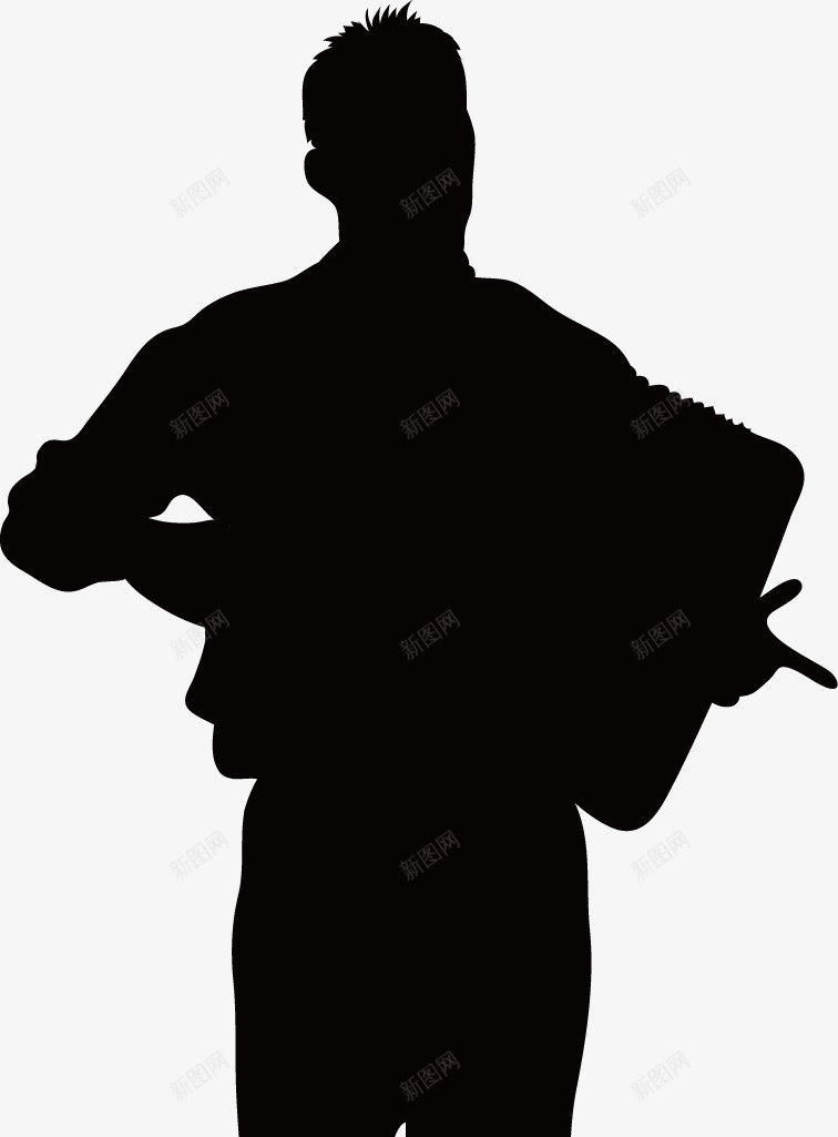 音乐人物剪影矢量图图标ai_新图网 https://ixintu.com 人物 剪影 热爱 音乐 音乐人物剪影 矢量图