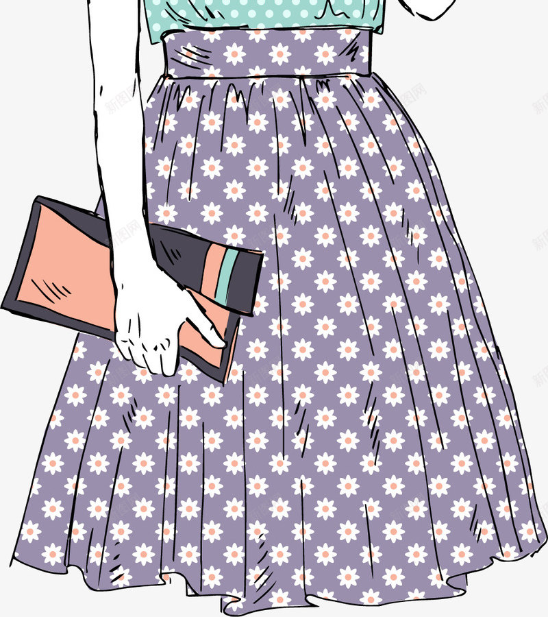 卡通兔子人物png免抠素材_新图网 https://ixintu.com 兔子 兔子人 卡通画 眼镜