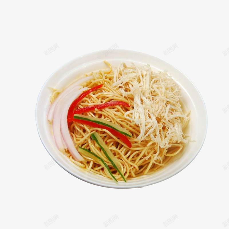 红椒丝鸡丝凉面食品餐饮png免抠素材_新图网 https://ixintu.com 红椒丝鸡丝凉面 美味 面点 食品餐饮 食物 鸡丝凉面 鸡肉丝