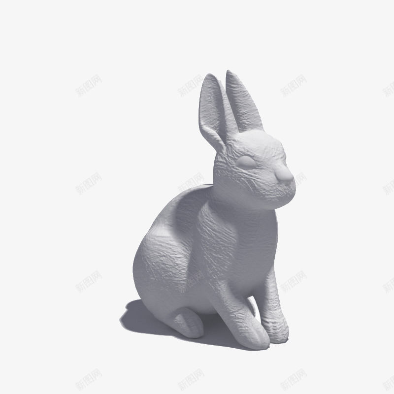 兔子png免抠素材_新图网 https://ixintu.com 兔子 装饰 雕塑