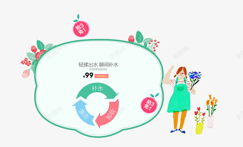淘宝天猫首页框png免抠素材_新图网 https://ixintu.com 产品展示设计 促销 天猫首页 标签 淘宝 边框