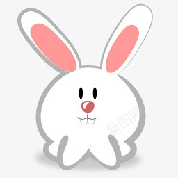 可爱的小兔子图标png_新图网 https://ixintu.com 可爱 图标 小兔子