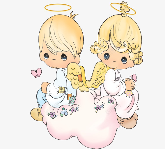 卡通天使娃娃png免抠素材_新图网 https://ixintu.com 卡通天使娃娃 卡通小女孩 卡通小男孩 卡通水滴娃娃 粉色卡通娃娃