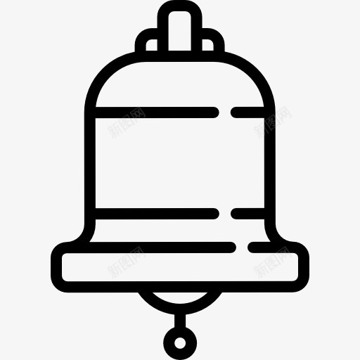 大钟图标png_新图网 https://ixintu.com 乐器 叮咚 报警 教堂 铃 音乐