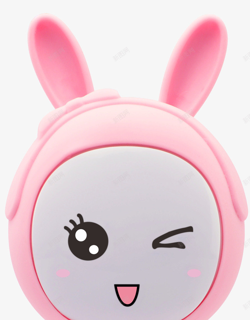 粉色可爱兔子摇铃png免抠素材_新图网 https://ixintu.com 兔子 可爱 摇铃 粉色