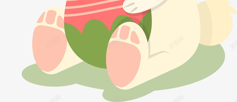 复活节抱着彩蛋的兔子png免抠素材_新图网 https://ixintu.com 可爱兔子 复活节 开心 抱着彩蛋的兔子 笑脸 黄色兔子