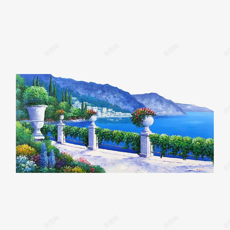 地中海风景png免抠素材_新图网 https://ixintu.com 地中海 地中海风景 旅游景点 景点 自然风光 风光 风景