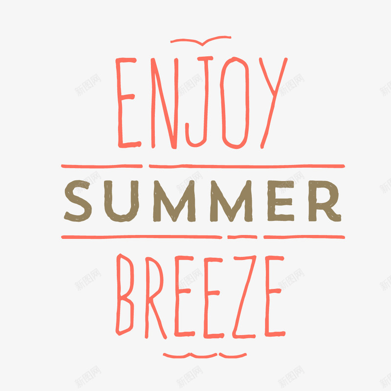 夏季旅行英文png免抠素材_新图网 https://ixintu.com summer 夏季 外出 度假 英文