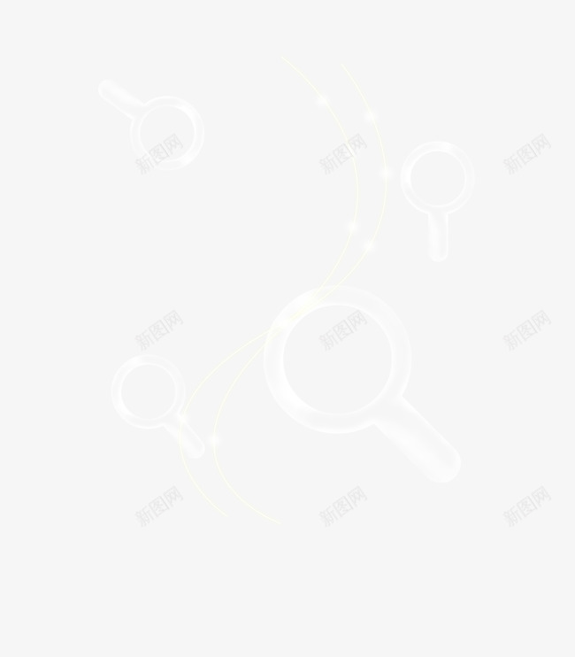 banner背景png免抠素材_新图网 https://ixintu.com 发光 曲线 水晶 透明钥匙圈