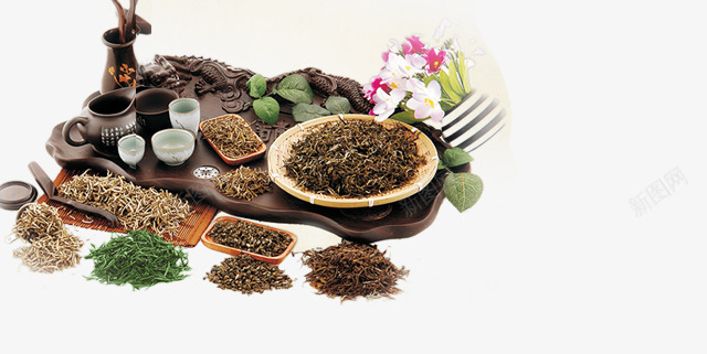 茶叶png免抠素材_新图网 https://ixintu.com 品味 品茶 喝茶 春茶 绿茶 茶 茶具