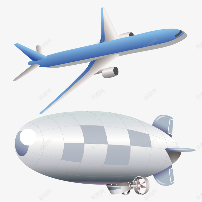 卡通直升机png免抠素材_新图网 https://ixintu.com 机场 直升机 航班 飞机