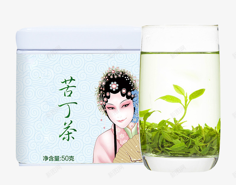 铁盒包装苦丁茶png免抠素材_新图网 https://ixintu.com 优质茶叶 苦丁茶 茶叶包装盒 铁盒苦丁茶