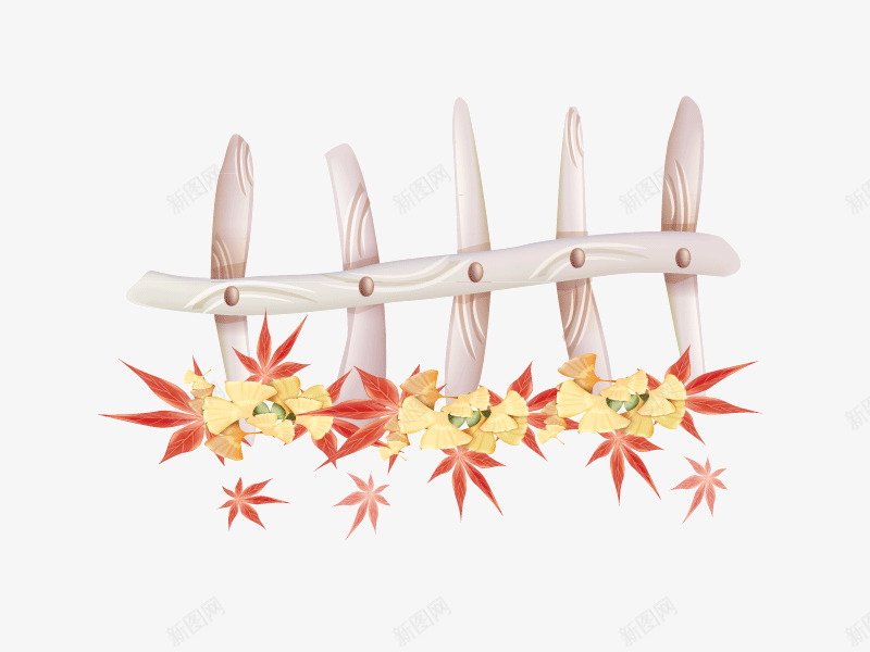 栅栏枫叶卡通矢量图ai免抠素材_新图网 https://ixintu.com 卡通素材 枫叶 枫叶矢量 栅栏 矢量卡通 矢量枫叶 矢量图