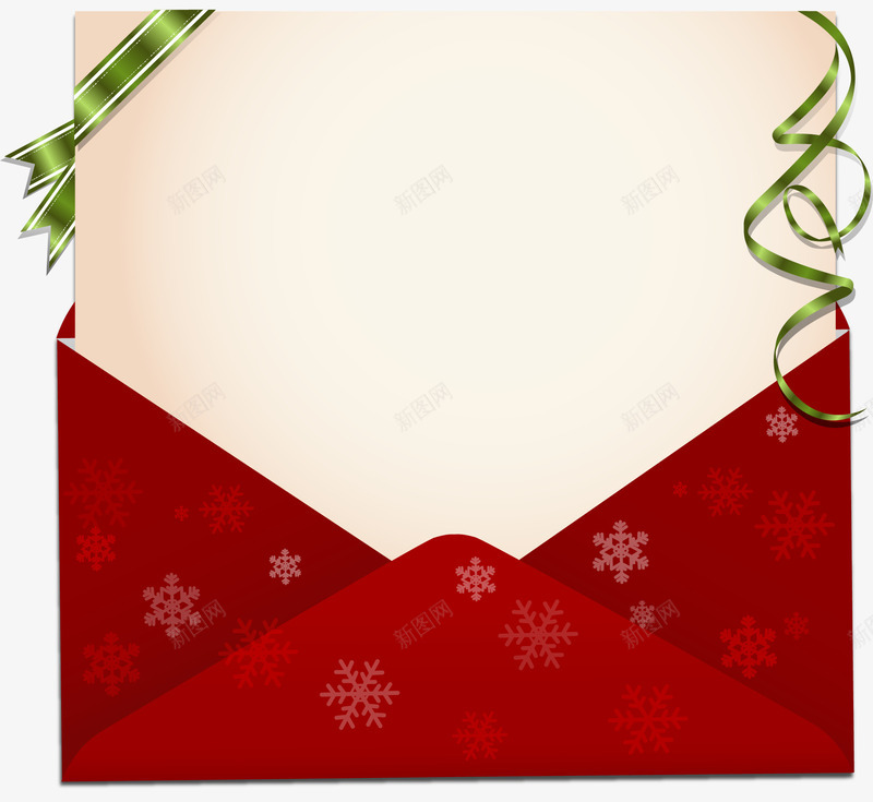 手绘红色信封矢量图ai免抠素材_新图网 https://ixintu.com 丝带 手绘 矢量图 红色信封 茶类信封