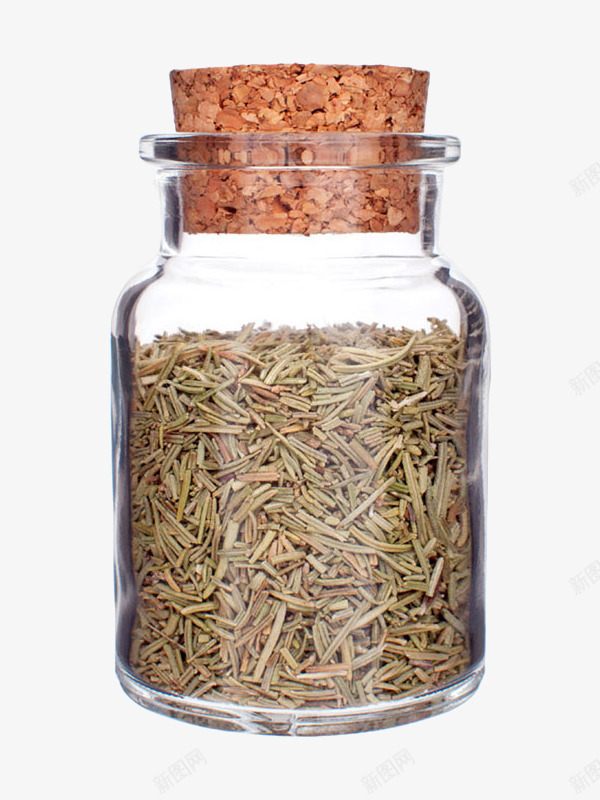 罐装茶叶png免抠素材_新图网 https://ixintu.com 产品实物 木塞 玻璃罐 瓶装茶叶 绿茶
