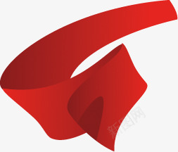 红色卡通螺旋丝带开业png免抠素材_新图网 https://ixintu.com 丝带 卡通 开业 红色 螺旋