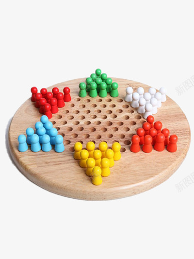 六角跳棋png免抠素材_新图网 https://ixintu.com 创意 娱乐 彩色棋子 木制品 玩具棋 跳一跳 跳棋图片 跳跳棋