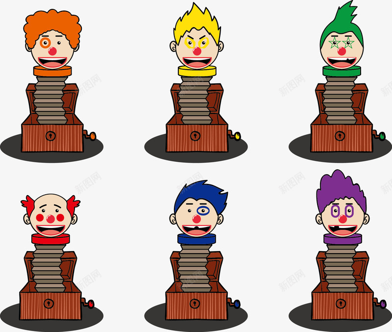 惊喜礼貌png免抠素材_新图网 https://ixintu.com 卡通 弹簧玩具 整蛊道具 生日惊喜