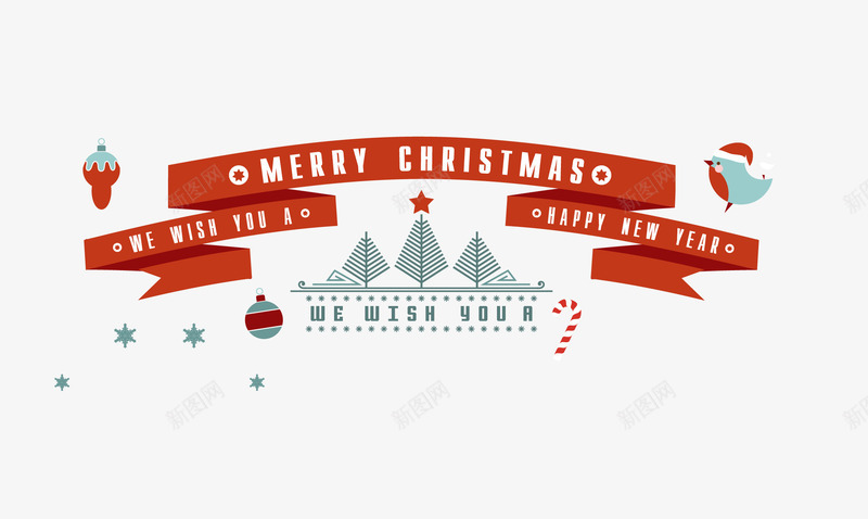 圣诞祝福语png免抠素材_新图网 https://ixintu.com Christamas Happy Merry NEW YEAR 圣诞卡片 圣诞祝福语 圣诞祝福语免费png下载 圣诞红色丝带 圣诞贺卡 新年祝福语 祝福 英文祝福语