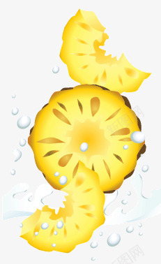 凤梨水果夏季水果png免抠素材_新图网 https://ixintu.com 凤梨 夏季 水果 素材