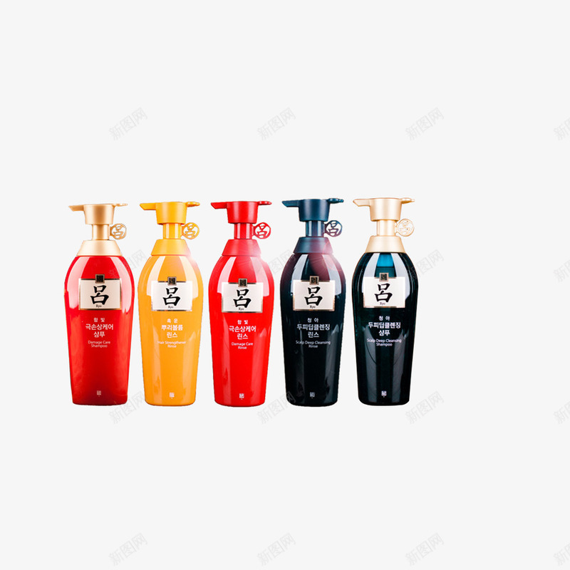 组合吕洗发水png免抠素材_新图网 https://ixintu.com 产品实物 吕洗发水 套装 日用品 韩国