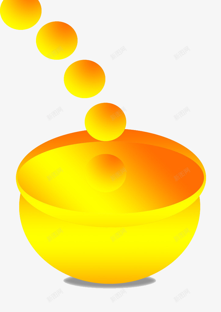 渐变色碗png免抠素材_新图网 https://ixintu.com 内渐变色 分层 渐变球 渐变碗 白底 碗边 阴影