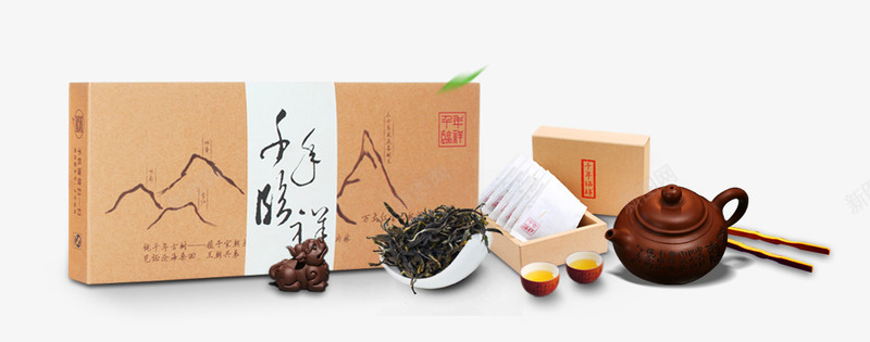 产品实物茶叶茶壶筷子psd免抠素材_新图网 https://ixintu.com 产品实物 茶叶 茶壶筷子