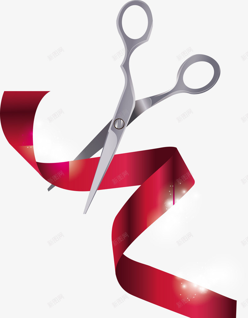 螺旋红色丝带矢量图ai免抠素材_新图网 https://ixintu.com 丝带 矢量png 红丝带 红色彩带 红色飘带 飘带 矢量图