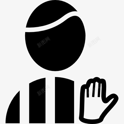足球裁判手势图标png_新图网 https://ixintu.com 体育 裁判的手势 足球 足球裁判的手势