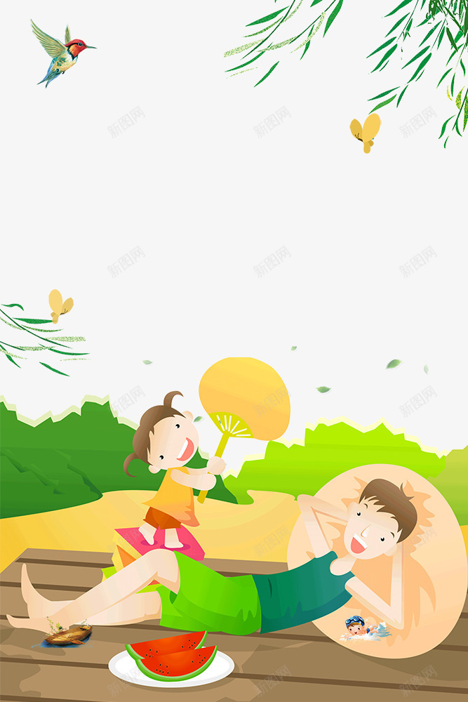二十四节气之立夏清凉夏日主题边psd免抠素材_新图网 https://ixintu.com 中国节气 二十四节气 二十四节气之立夏清凉夏日主题边框免费下载 传统节日 夏天 夏季 立夏 艺术字
